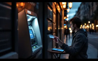 Comisión y costes en retiro efectivo con tarjeta de crédito en España